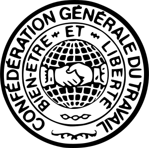 Logo de la CGT française des débuts